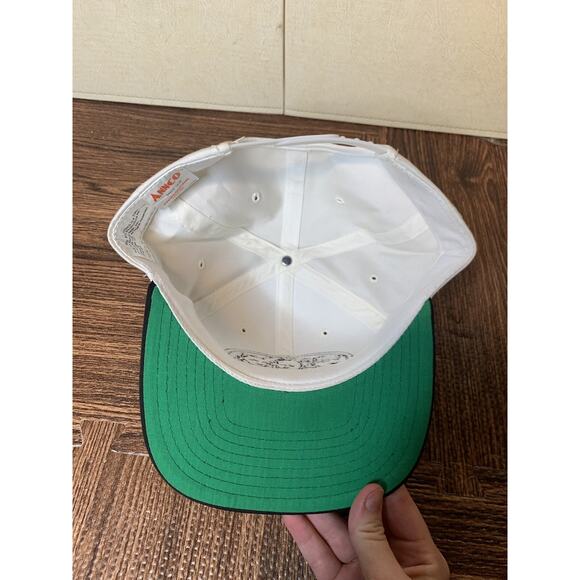 Vintage Three Stooges Snapback Hat Adjustable White Moe Larry Curley Annco 90s - Picture 4 of 8